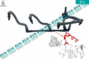  Трубка топливная обратки ( возвратка / обратка) ( ТНВД BOSCH ) форсунок   