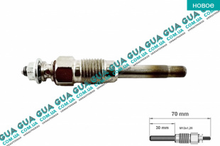 Свеча накала подогрев охлаждающей жидкости двигателя 11V / антифриза / тосола   