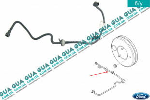Шланг / патрубок вакуумной системы ( трубка ) Ford / ФОРД C-MAX 2003-2007 / ФОКУС С-МАКС 1.6TDCI (1560 куб.см.)