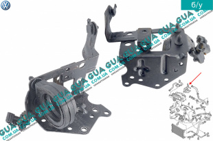 Кронштейн крепления насоса дополнительного системы охлаждения   