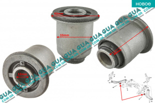 Сайлентблок переднего рычага передний / втулка )   