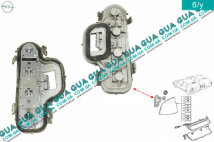 Плата заднего фонаря ( левая / купе ) Opel / ОПЕЛЬ ASTRA H 2004-2014 / АСТРА 04-14 1.4 (1364 куб.см.)