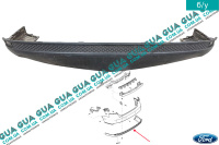 Губа / спойлер заднего бампера ( седан )