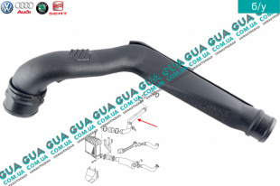Патрубок / трубка интеркулера ( от интеркулера к турбине )   