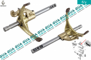 Вилка включения 1-2 передачи КПП   