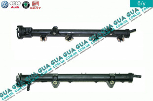 Топливная рейка / Рампа / распределительный трубопровод / Common Rail Seat / СЕАТ CORDOBA 1993-2002 1.0i (999 куб.см.)