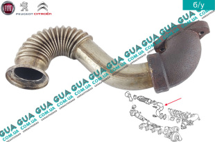 Трубка ЕГР / EGR ( Трубка картерных газов )   