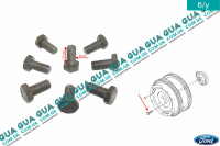 Болт / винт крепления одномасового маховика сцепления M10x1x22 ( комплект 8 шт. ) Ford / ФОРД MONDEO IV 2007- / МОНДЕО 4 07- 1.8TDCI (1753 куб.см.)