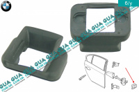 Уплотнитель фиксатора / ограничителя двери задней правой / левой BMW / БМВ 5-series E60 2003-2010 520d ( 1995 куб. см.)