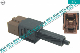 Датчик ( кнопка ) включения / выключения сигнала торможения / стоп-сигнала ( лягушка ) / круиз контроля Nissan / НИССАН ALMERA N16 / АЛЬМЭРА Н16 2.2 DCI ( 2184 куб.см.)