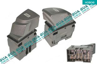 Кнопка стеклоподъемника левой двери   