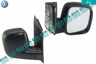 Зеркало заднего вида наружное / боковое механическое правое   