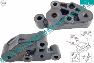 Кронштейн двигателя левый   