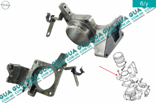Кронштейн корпус дроссельного клапана    