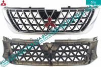 Решетка радиатора Mitsubishi / МИТСУБИСИ L200 1996-2006 / Л200 96-06 2.5TD 4WD (2477 куб.см.)