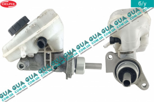 Главный тормозной цилиндр (на 2 выхода с АБС/ABS) Opel / ОПЕЛЬ CORSA C 2000-2009 / КОРСА С 00-09 1.7DTI V16 (1686 куб. см.)