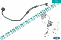 Трубка подачи масла на турбину