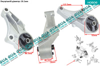 Опора / подушка двигателя передняя ( центральная / правая )