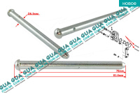 Направляющая тормозного суппорта заднего ( 1 шт ) Mitsubishi / МИТСУБИСИ PAJERO III 2000-2006 / ПАДЖЕРО 3 00-06 3.5 (3497 куб.см.)