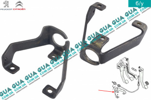 Кронштейн крепления троса сцепления   