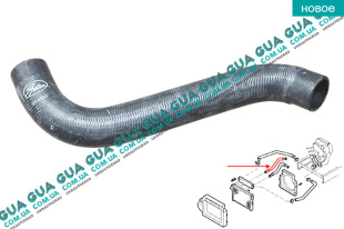 Патрубок / шланг системы охлаждения ( патрубок радиатора трубка нижній ) D35 L508 мм   