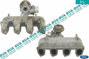 Впускной коллектор / Клапан рециркуляции выхлопных газов / Клапан EGR / ЕГР   