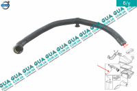 Патрубок вентиляции картерных газов / сапуна ( шланг / трубка ) Volvo / ВОЛЬВО S40 2000-2003 1.9DI (1870 куб.см.)