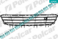 Решетка в бампер центральная часть с 04- Opel / ОПЕЛЬ ASTRA H 2004-2014 / АСТРА 04-14 1.4 (1364 куб.см.)