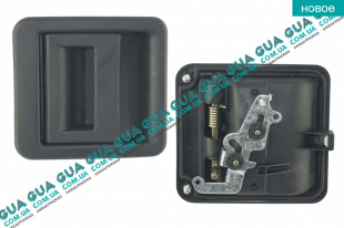 Ручка боковой ( сдвижной ) правой двери наружная   