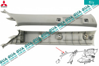 Внутренняя обшивка ( молдинг / листва / накладка ) передней правой стойки Mitsubishi / МИТСУБИСИ PAJERO IV 2006- / ПАДЖЕРО 4 06- 3.2DI-D (3200 куб.см.)