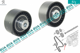 Ролик натяжителя ремня ГРМ ( паразитный )   