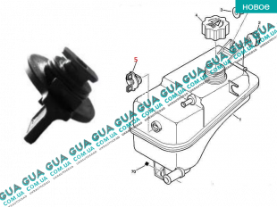 Заглушка бачка расширительного     