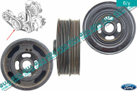 Шкив коленвала демпферный 11 ручейков ( Шкив коленчатого вала )