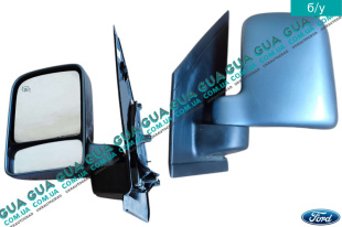 Зеркало заднего вида наружное / боковое электрическое левое 5 пинов ( с подогревом ) Ford / ФОРД CONNECT 2002-2013 / КОННЕКТ 02-13 1.8 V16 (1796 куб.см)