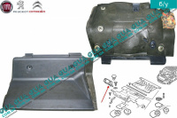 Декоративная накладка пола кабины Fiat / ФИАТ DUCATO 250 2006- / ДУКАТО 250 2.3JTD (2286 куб.см.)