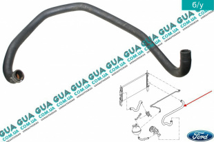 Патрубок / шланг системы охлаждения (патрубок радиатора ) (трубка)   