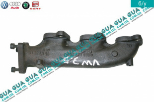 Выпускной коллектор левый   