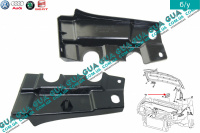 Накладка петли капота левая