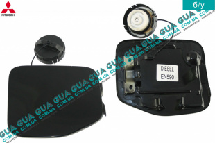 Лючок топливного бака ( крышка ) Mitsubishi / МИТСУБИСИ PAJERO IV 2006- / ПАДЖЕРО 4 06- 3.2DI-D (3200 куб.см.)