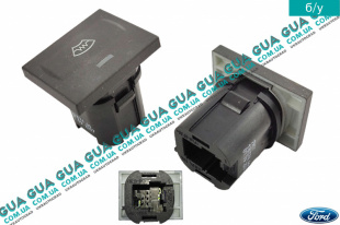 Кнопка обогрева лобового стекла Ford / ФОРД C-MAX 2003-2007 / ФОКУС С-МАКС 2.0TDCI  (1997 куб. см.)