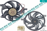 Вентилятор радиатора интеркулера с моторчиком D290 лопастей 7