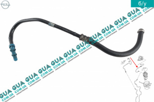 Трубка топливная от фильтра к ТНВД   