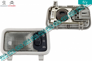 Фонарь подсветки ( плафон освещения салона ) Peugeot / ПЕЖО 406 3.0 24V (2946 куб. см)