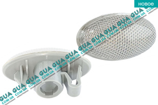 Указатель поворота боковой повторитель белый ( поворотник )   