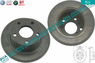 Тормозной диск задний   