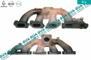 Выпускной коллектор Renault / РЕНО LAGUNA II / ЛАГУНА 2 2.2DCI (2188 куб.см.),