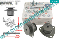 Ремкомплект крепления кузова / подвески кабины задний ( подушки / болты / шайбы ) кронштейн ( комплект 2шт. )