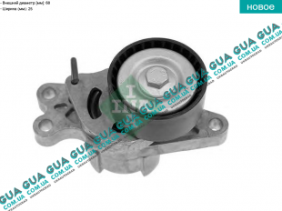 Натяжной механизм ремня генератора ( Натяжная планка / ролик / натяжитель )   