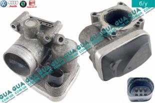 Регулирующая заслонка, подача воздуха / дроссельная заслонка   