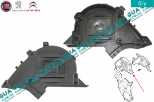 Защита ремня ГРМ верхняя наружная   